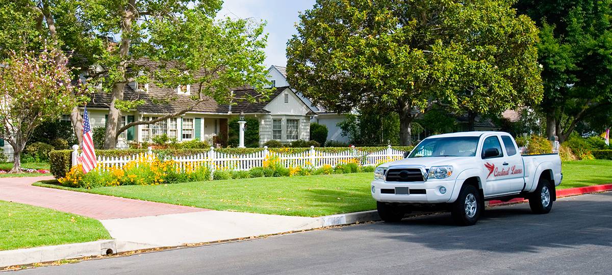 Lawn Service Truck