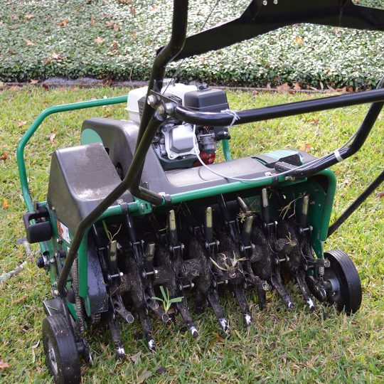 Solid or Hollow Tine Aeration