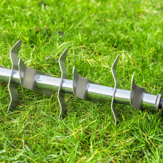 Solid or hollow tine aeration